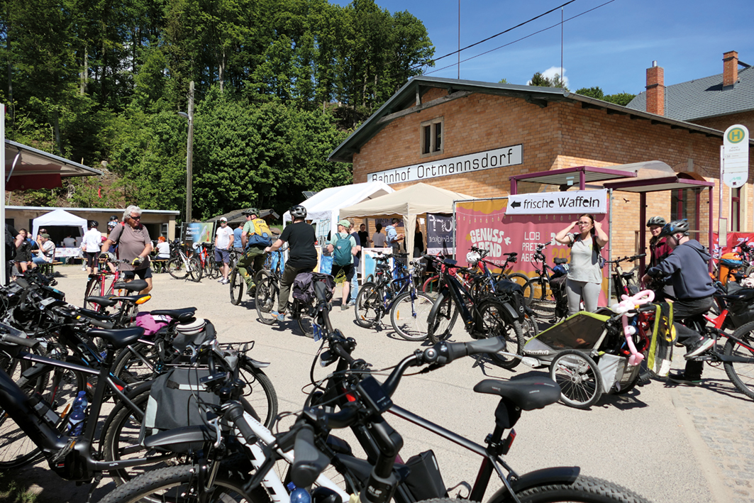 Ziel Ortmannsdorfer Bahnhof