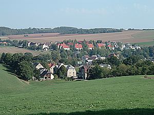 Blick auf Mülsen St. Jacob